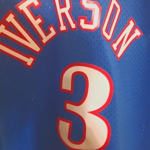 Iverson Sixers swingman alt. Jersey Mitchell&ness